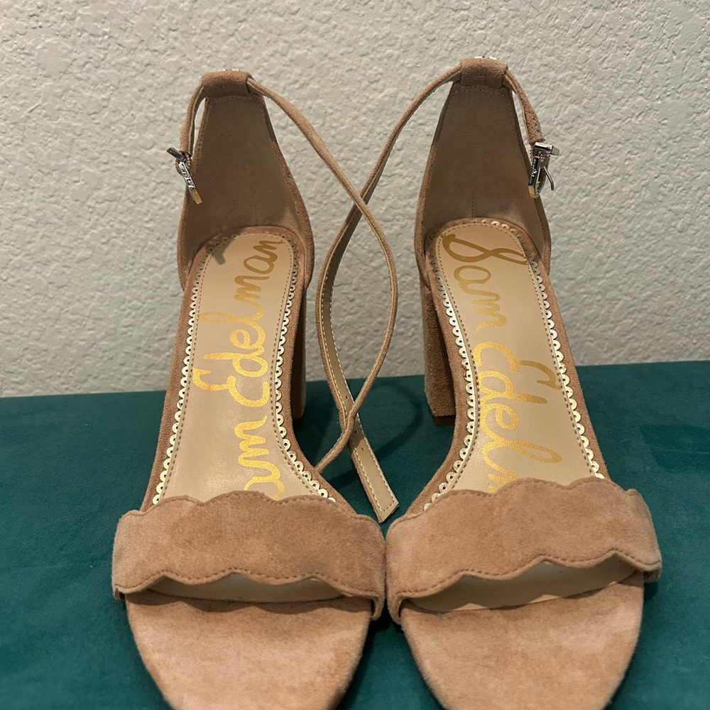 Sam Edelman Brown Suede Heels